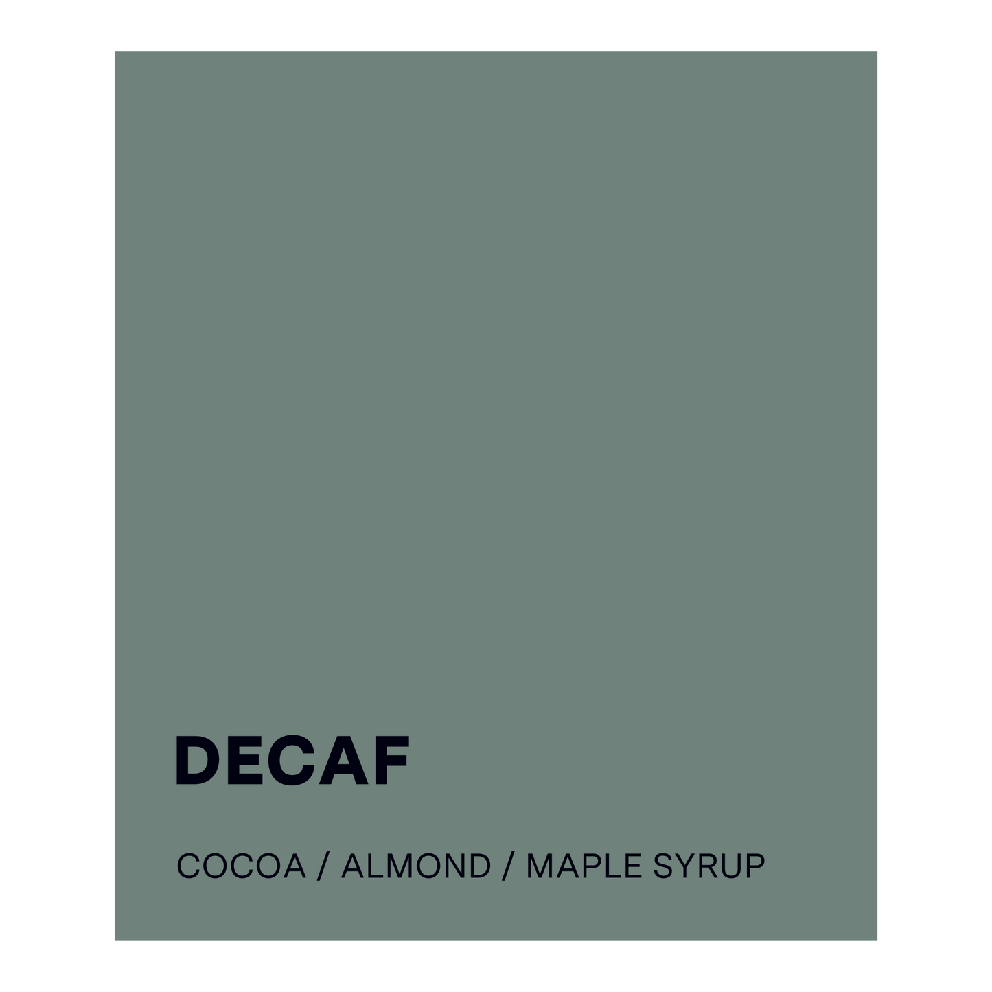 Decaf Colombian